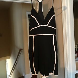 Black and white romper